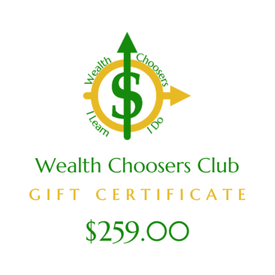 Image of Lifetime Wealth Choosers Club Gift Certificate product